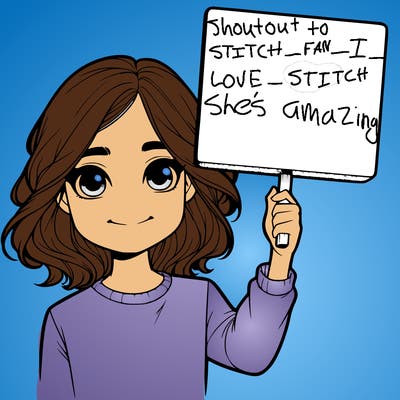 realistic girl holding up a sign