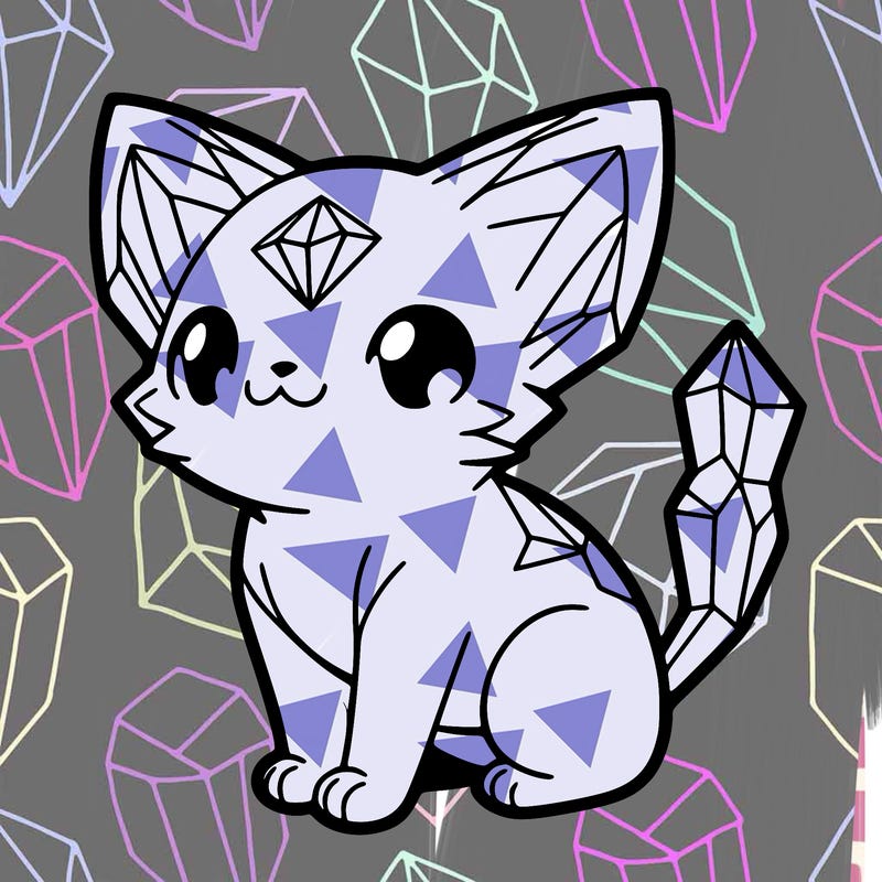 crystal kitten