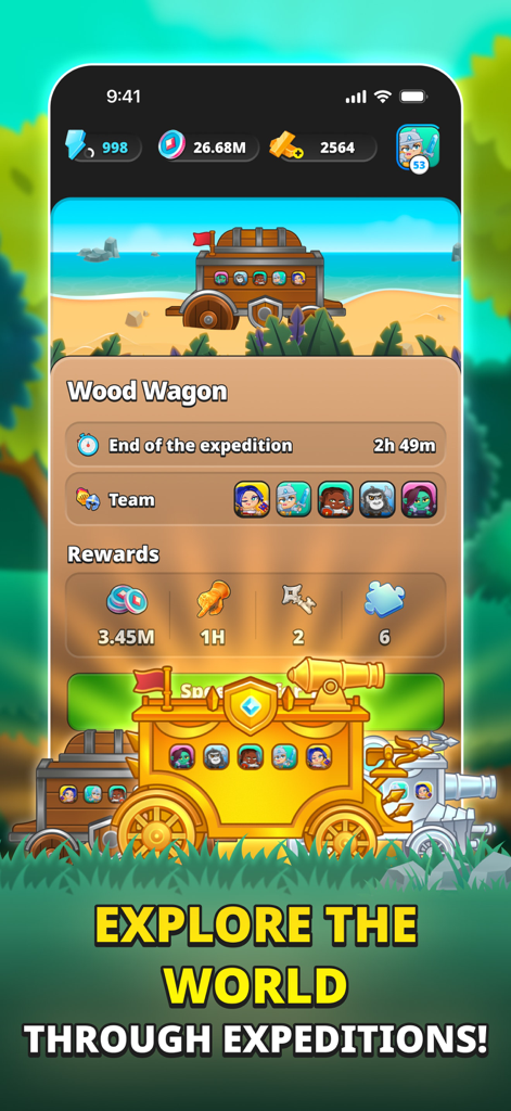 Mystique Fusion – Idle Clicker - Explore the world through expeditions in the Mystique Fusion idle clicker mobile game.