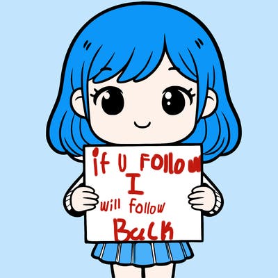 girl holding blank piece of paper