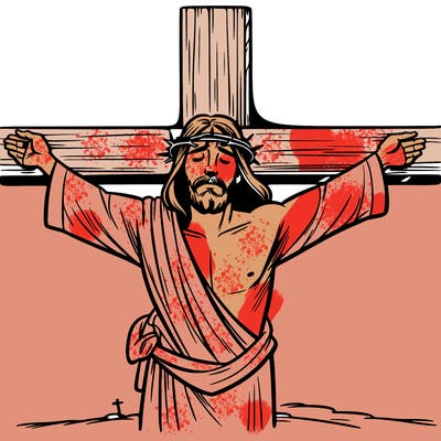 jesus on the cross