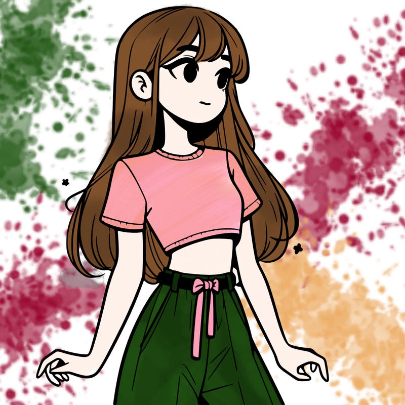 girl in a cute crop top