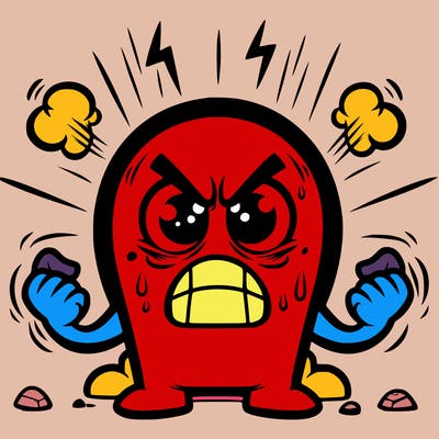 cartoon anger