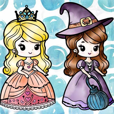 princess as a witch