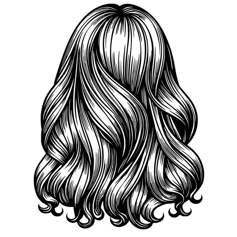 realistic hair