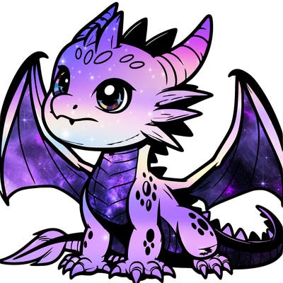 fierce baby night dragon