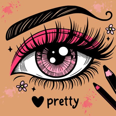 pretty eye