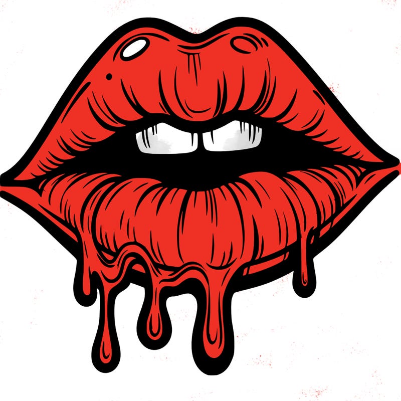 lips that look realistic and drip