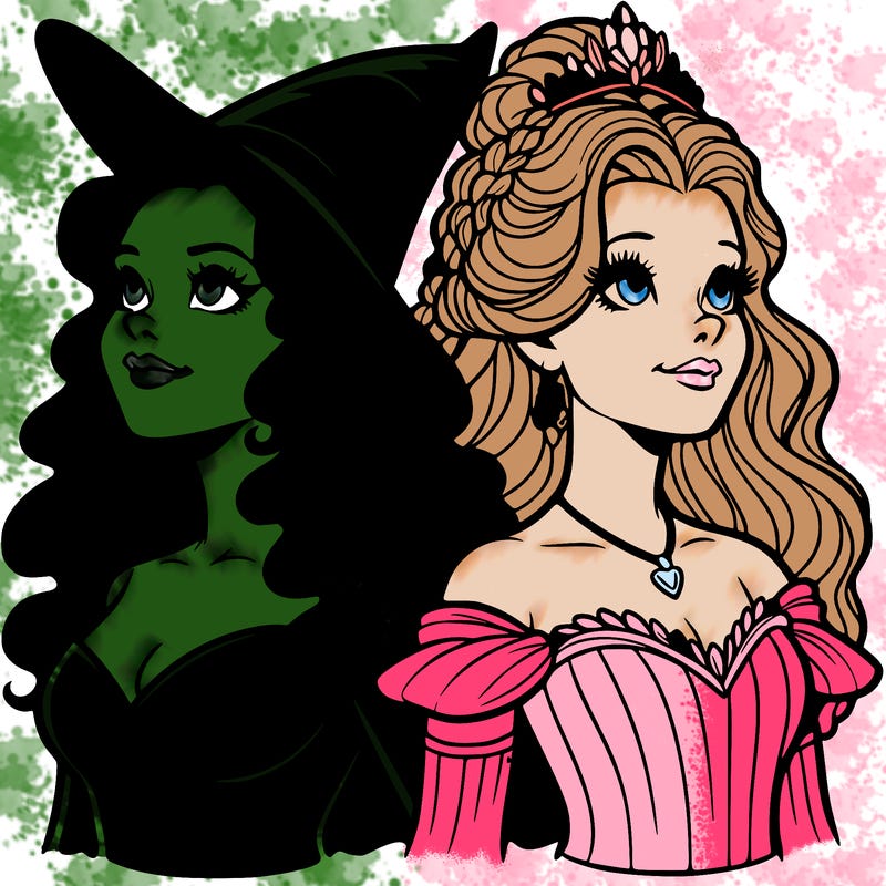 'elphaba and glinda (realistic)