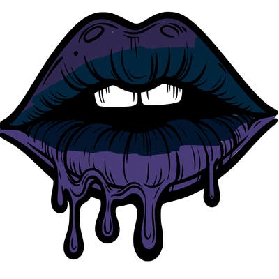 lips that look realistic and drip