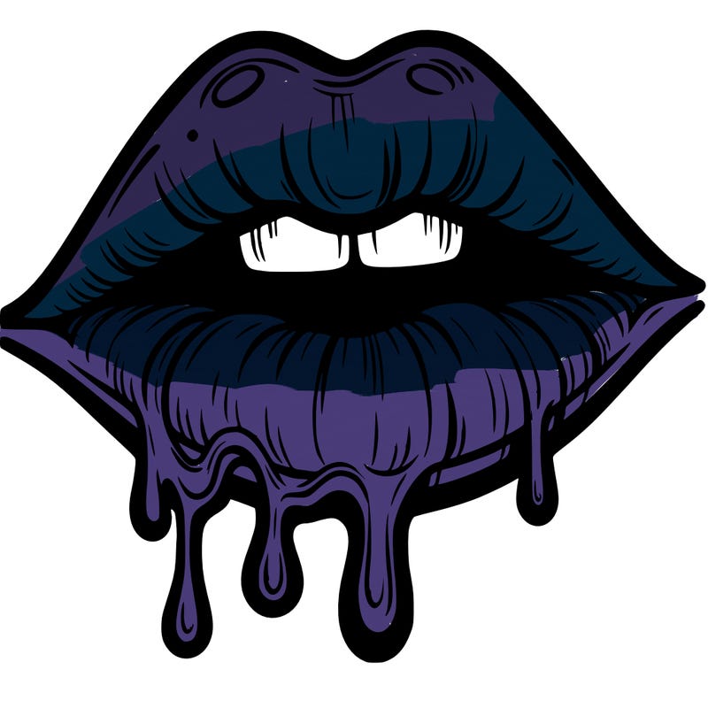 lips that look realistic and drip