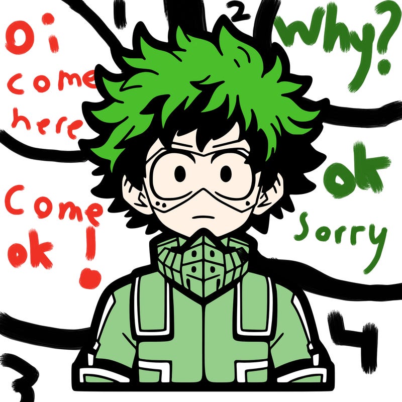 deku from my hero academia