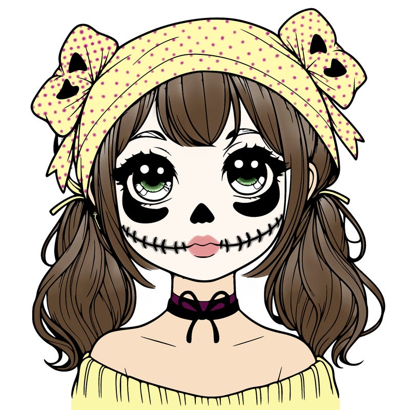 realistic girl halloween