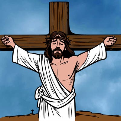 jesus on the cross