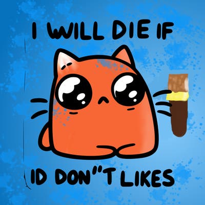 a cat that will die if we don’t get 10 likes