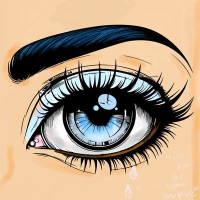 realistic eye