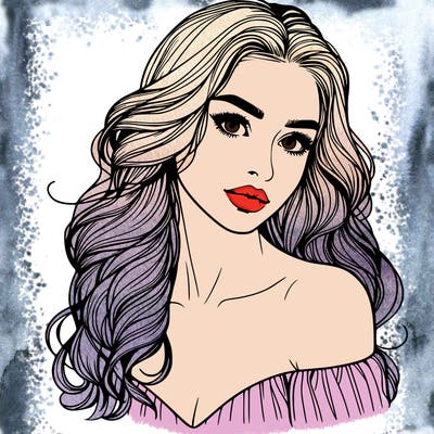 beautiful realistic girl