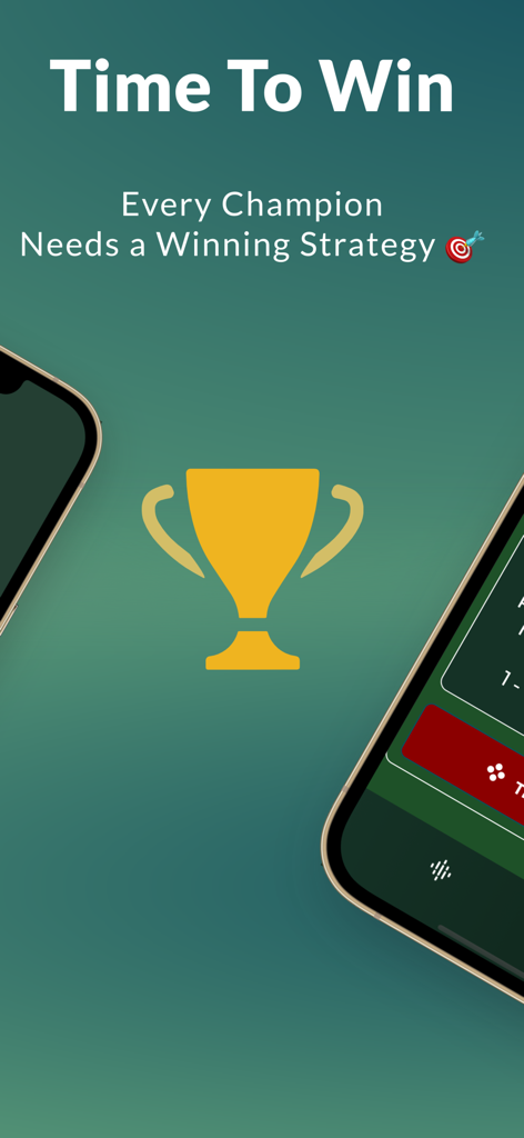Roulette AI app interface showing a gold trophy with text about winning strategy