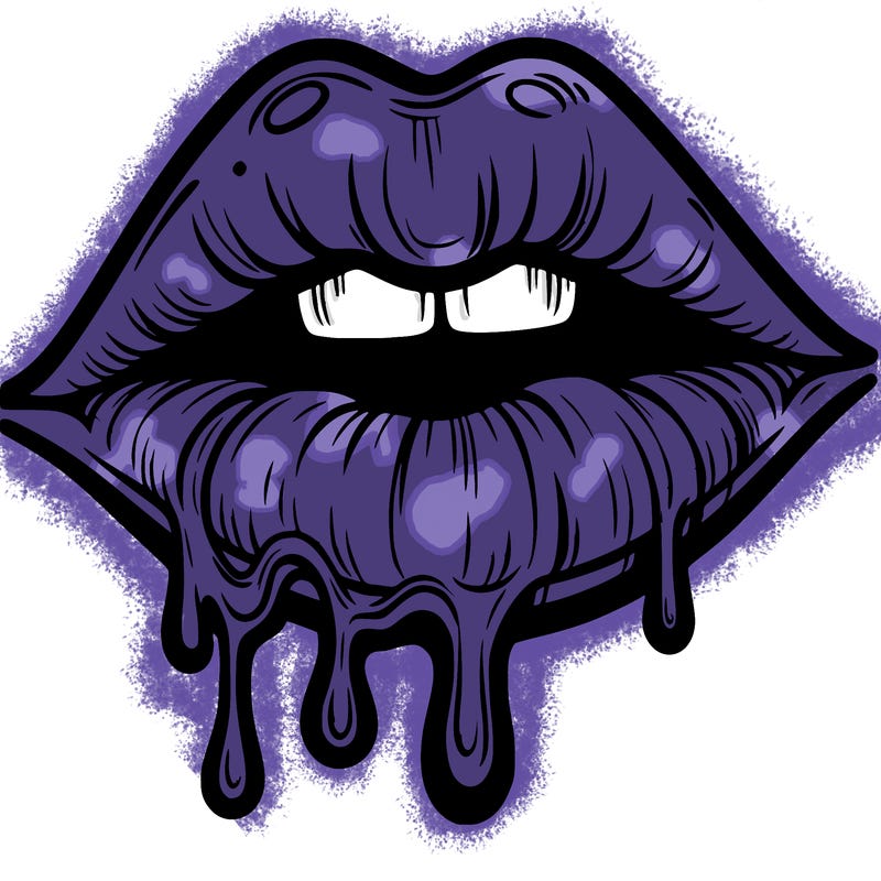 lips that look realistic and drip