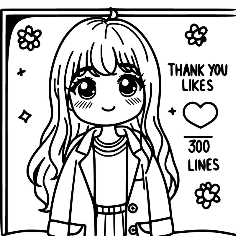 thank you for 300 likes girl