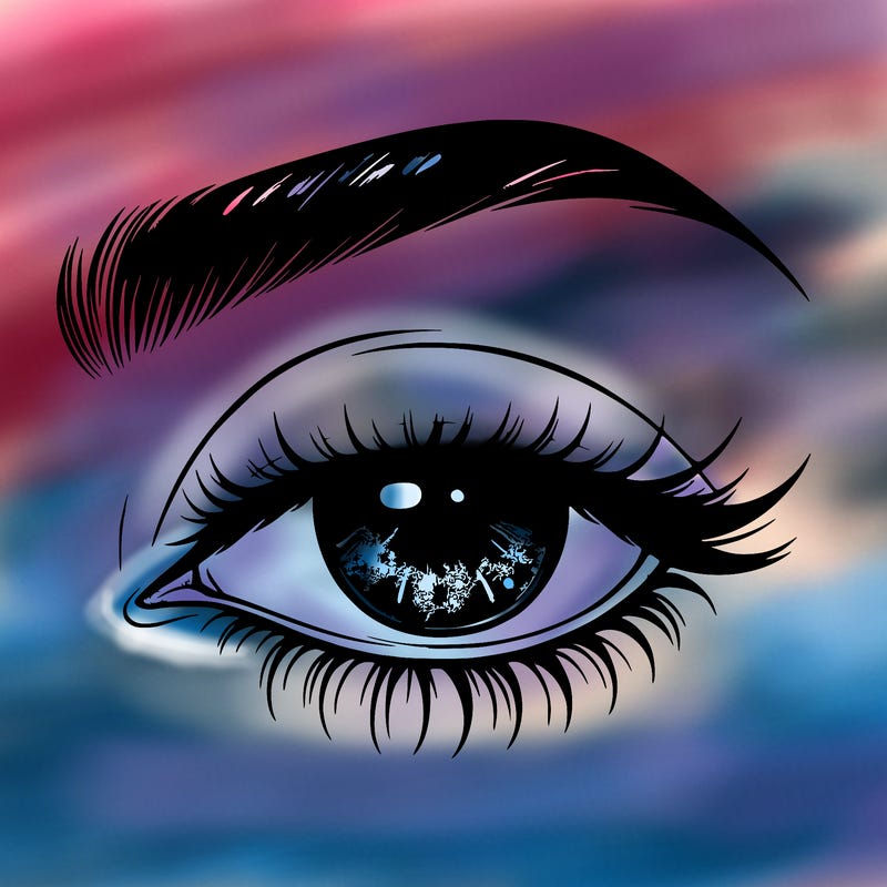 eye closed realistic