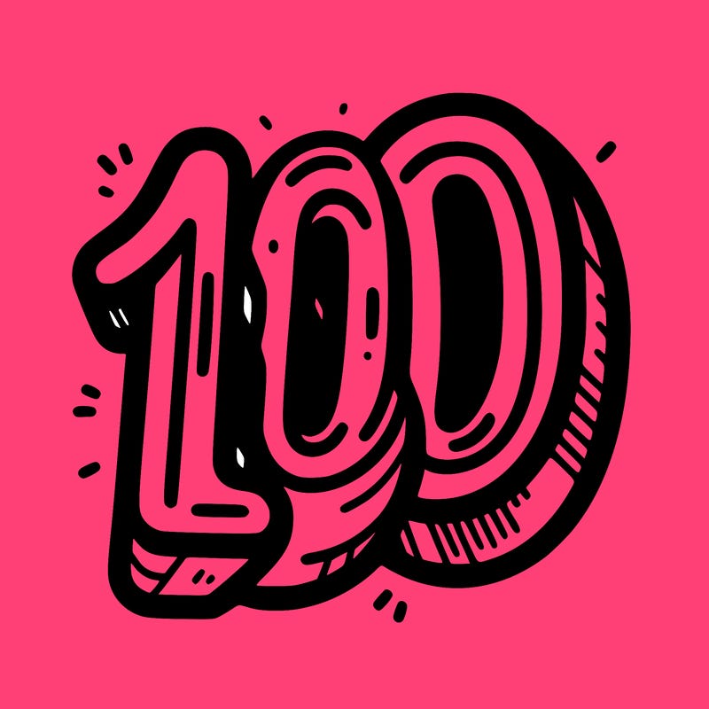 100