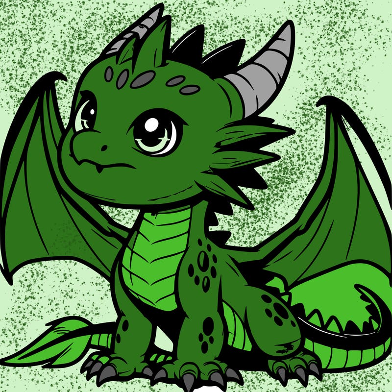 fierce baby night dragon