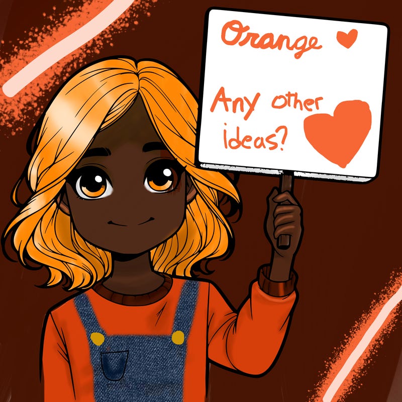 realistic girl holding up a sign