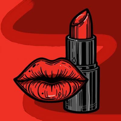 lips and lipstick