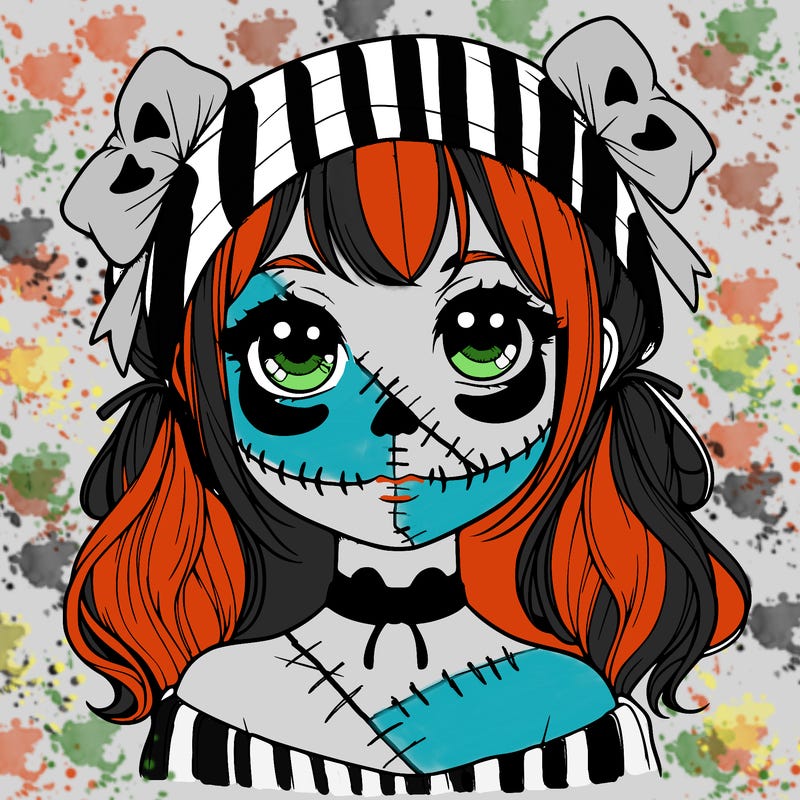 realistic girl halloween