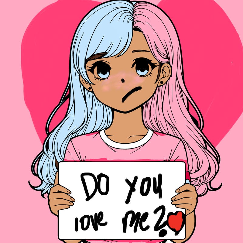 realistic girl holding a sign