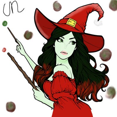 realistic witch