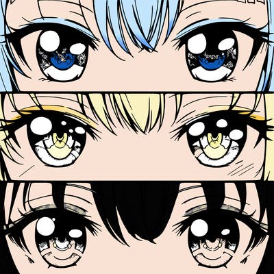 anime eyes