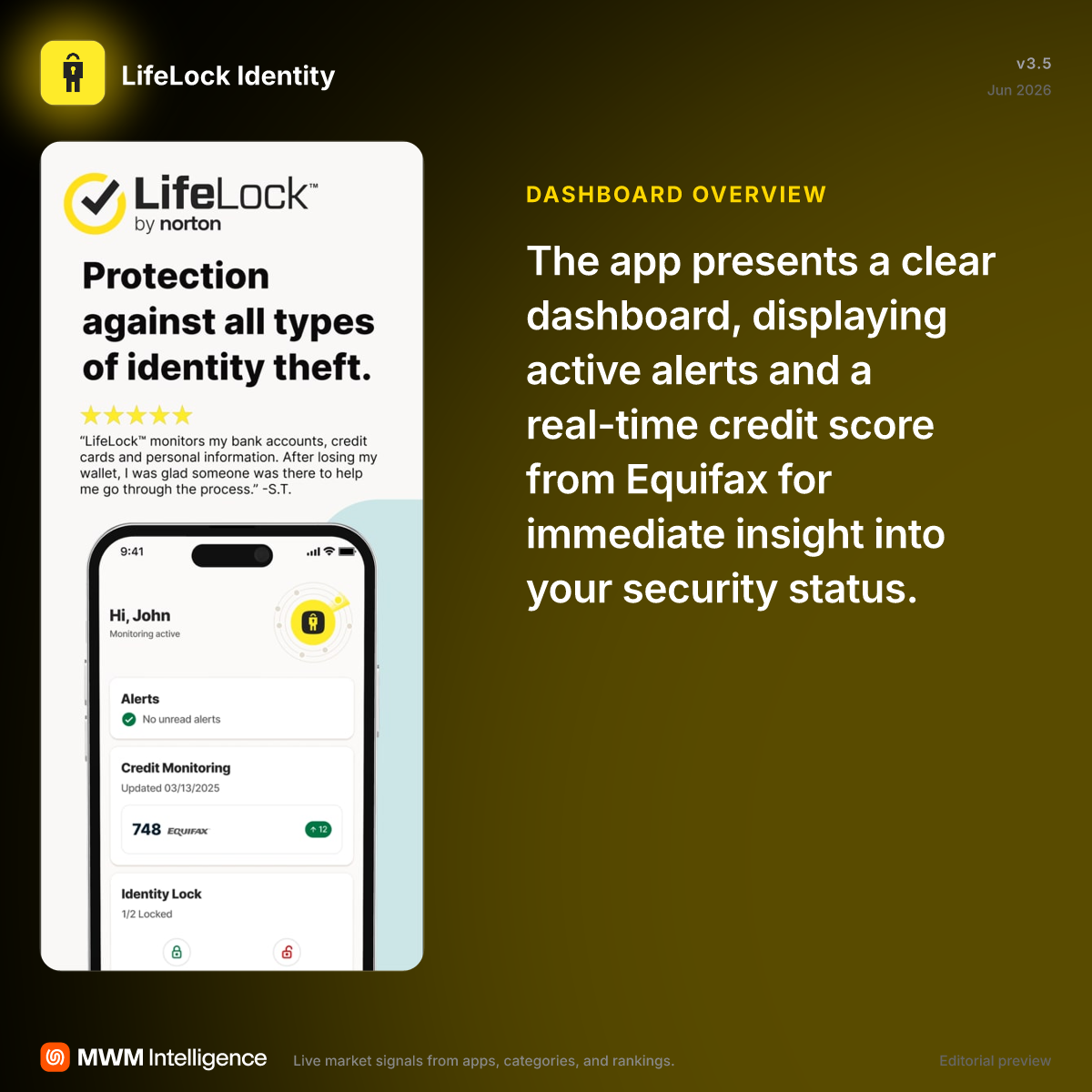 LifeLock Identity - Finance App | MWM