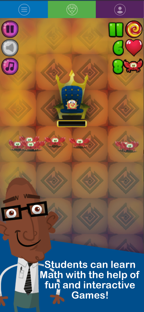 Math Games by TeachMe - Math Games by TeachMe interactive gameplay screen for kids