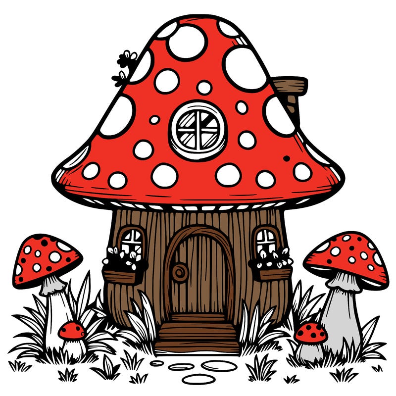 mushroom house
