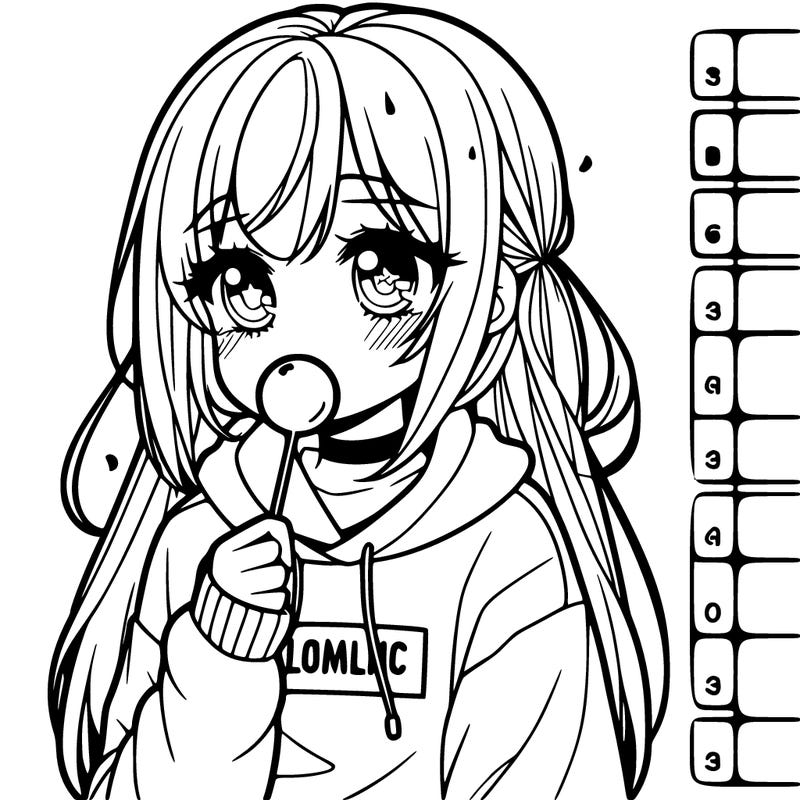 aesthetic girl anime cold