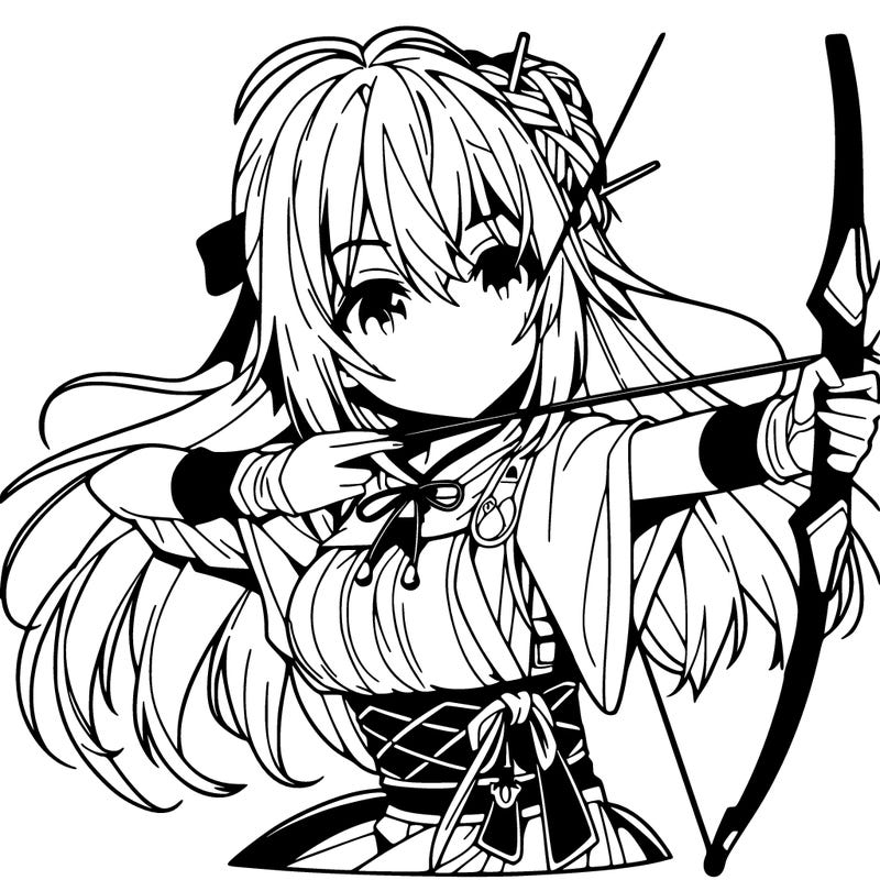 demon-hunting anime girl