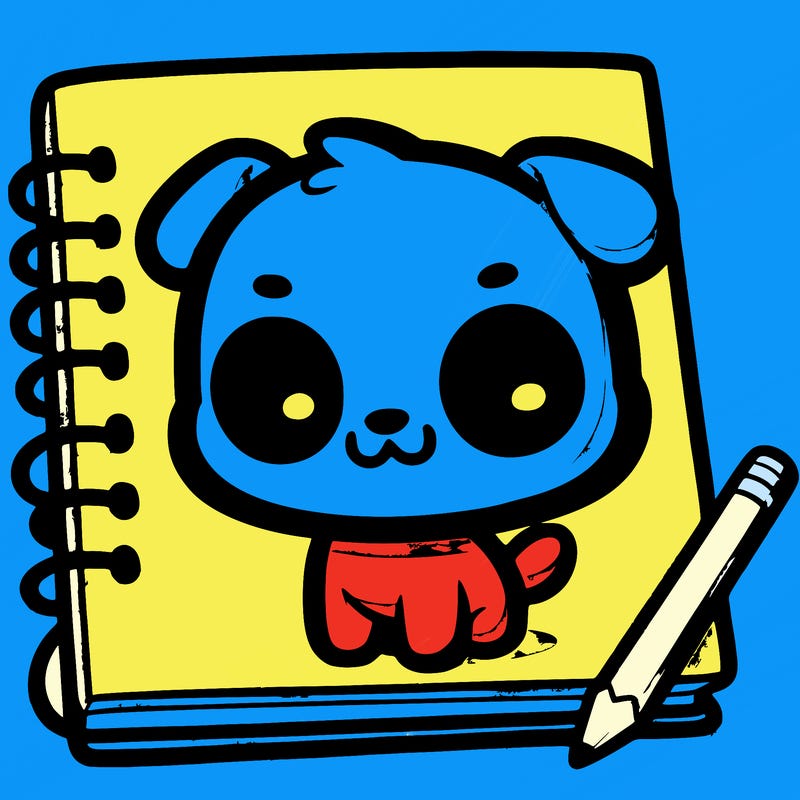 blank sketch book