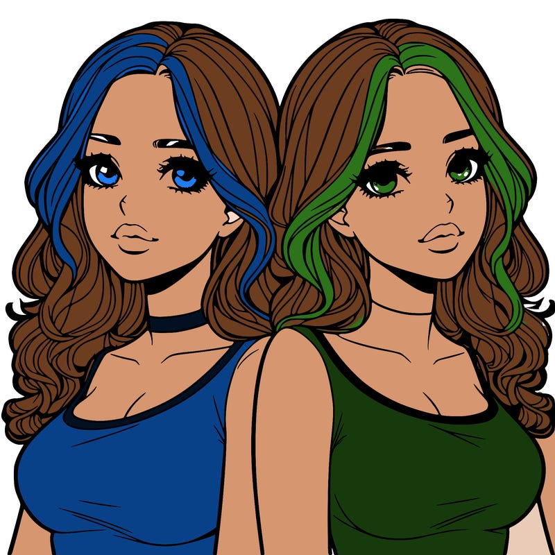 realistic twin sisters