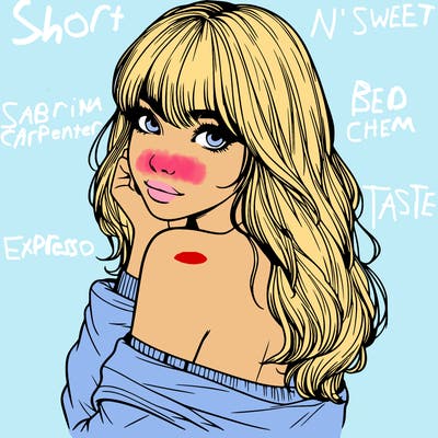 realistic girl with bangs looking over her shoulder