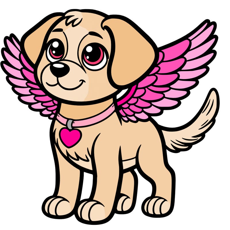 dog with wings