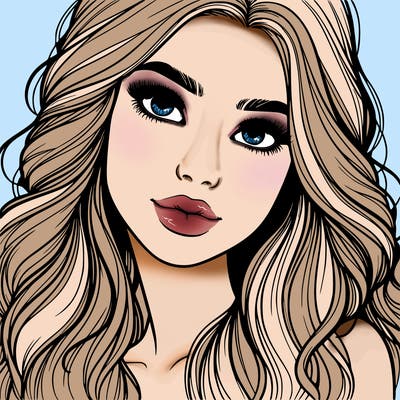 beautiful realistic girl