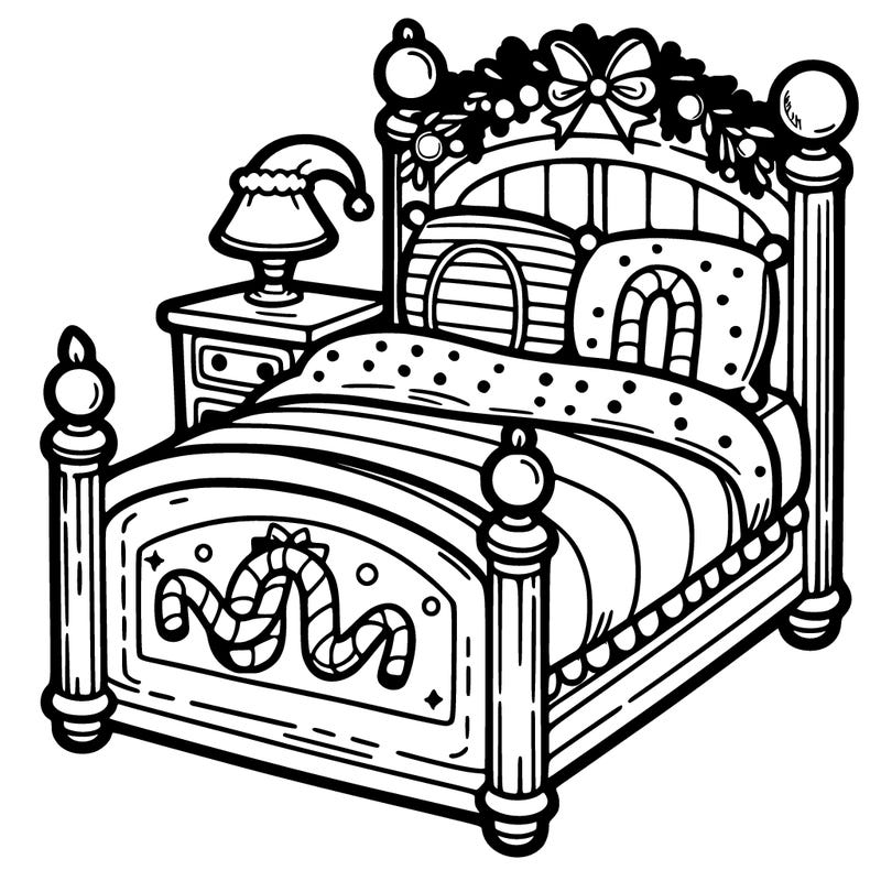 christmas bed