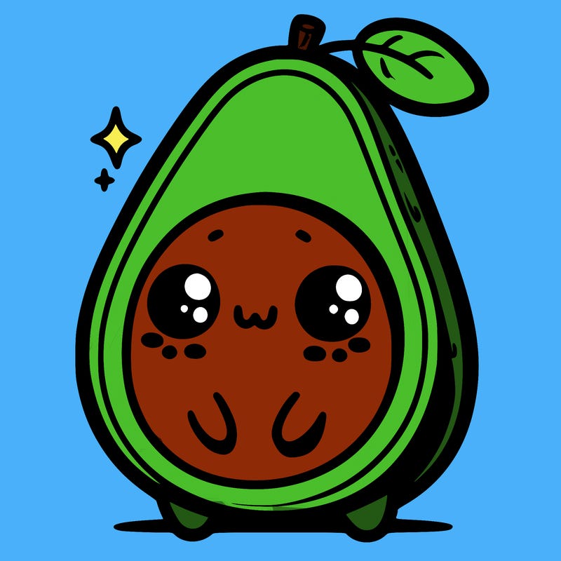 cute avocado