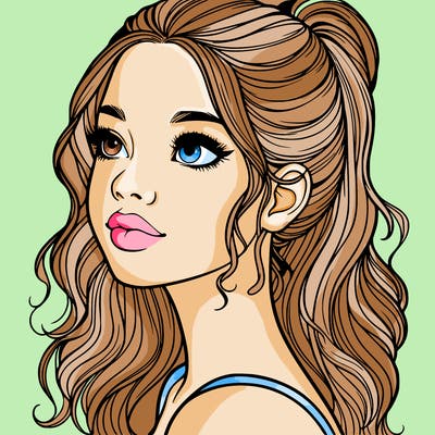 beautiful realistic girl