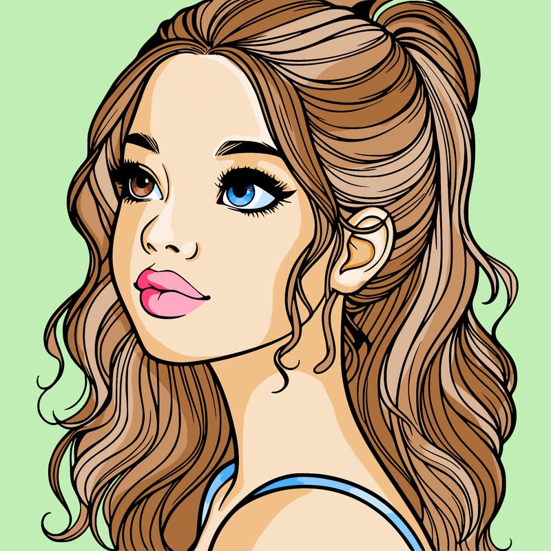 beautiful realistic girl