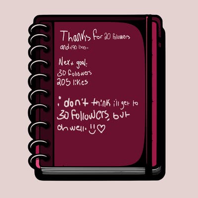 blank, realistic notebook