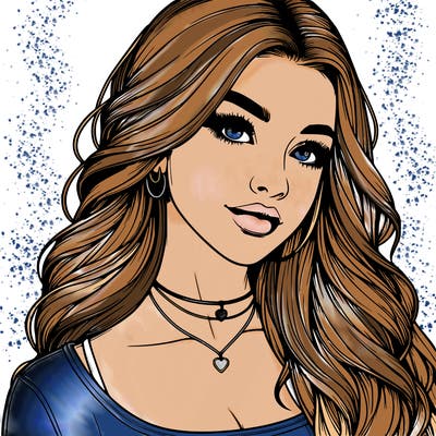 detailed realistic girl