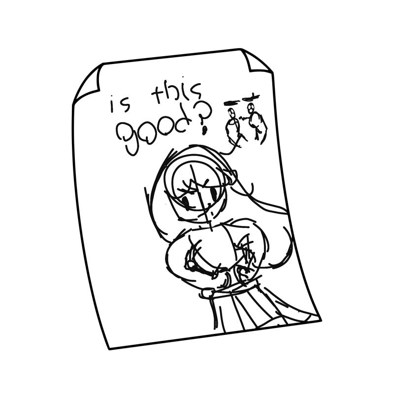 just a flat piece of paper